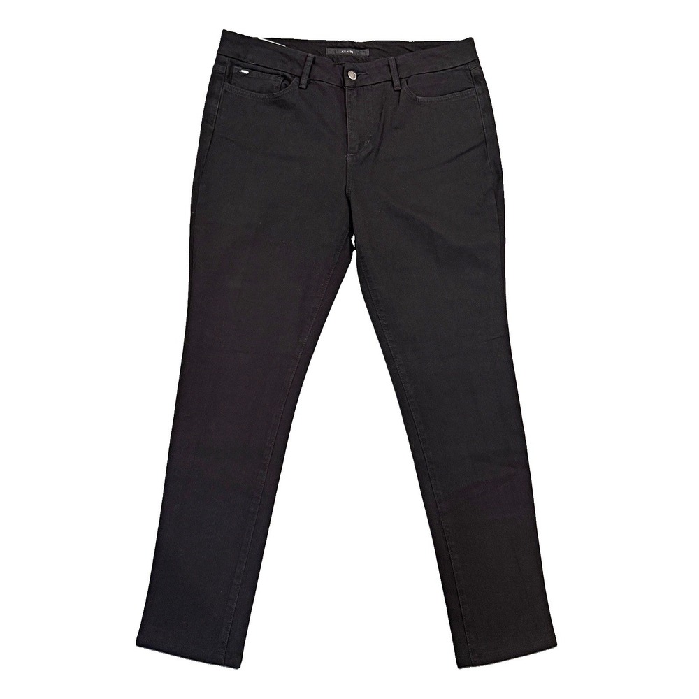 Joe's Jeans The Muse Womens Size 31 Black Stretch Denim Pants Straight Leg W31